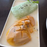 mango and sticky rice  at THAI E-SAN RESTAURANTE TAILANDÊS in Sao Paulo