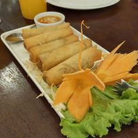 Rolinho primavera de cogumelos at THAI E-SAN RESTAURANTE TAILANDÊS in Sao Paulo