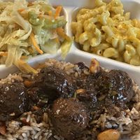 Vegan Oxtail Meatballs   at Mary's Vegan Soul Food Kitchen in Kinston