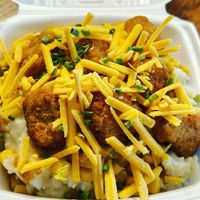 Vegan Famous Bowl  at Mary's Vegan Soul Food Kitchen in Kinston