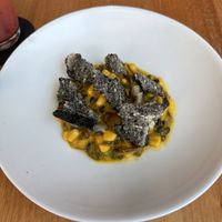 Shiitake mushrooms and corn  at Cirrus in Barangaroo