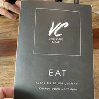 Menu  at Velo Cafe & Bar in Interlaken