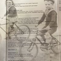 Lunch options  at Velo Cafe & Bar in Interlaken