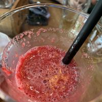 Beet smoothie   at Velo Cafe & Bar in Interlaken