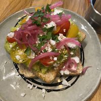Vegan Smashed Avocado Toast   at Velo Cafe & Bar in Interlaken
