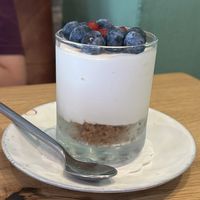 Vegan Cheesecakee  at Velo Cafe & Bar in Interlaken