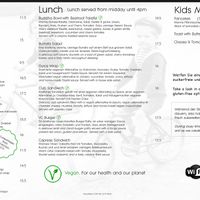 Menu as at 21 June 2024  at Velo Cafe & Bar in Interlaken