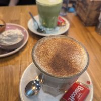 Dirty chai at Velo Cafe & Bar in Interlaken