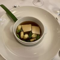 Gemüsebuillon mit veganem Eistich  at Villa Marburg im Park in Heigenbruecken