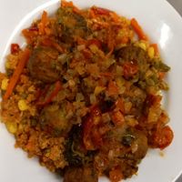 grönsaksbollar mit quinoa 3,95€(!!) at IKEA in Kaarst