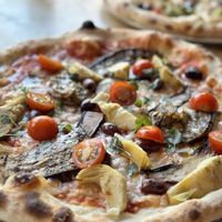 Vegetable pizza   at Postkontoret in Oslo