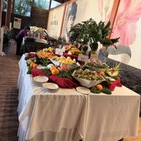 Fruit station  at Polynesian Cultural Center in Laiea