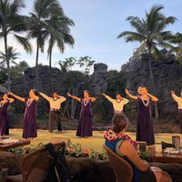 One of many performances  at Polynesian Cultural Center in Laiea