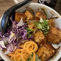 Teriyaki tofu  at Tanshin Sushi Bar in Newtown