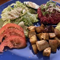 Quinoa beetroot bread   at Gira Sol in Tomar