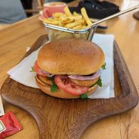 Burger with patty on the side at MIKOKO in Umm Al Quwain