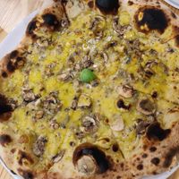 1st + 2nd visit: Mushroom and truffle oil pizza  at Papa G's Pizzeria in Blacktown