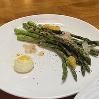 Asparagus and blood orange   at Barn & Co in Balnarring