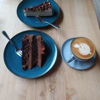 Ferrero cake and sernik tiramisu at Kawastrofa in Wroclaw