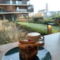absolutely delicious cakes and coffee with a nice view  at Kawastrofa in Wroclaw