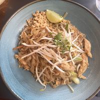 Vegan Pad Khee Mao with added Tofu  at Red Torch Ginger in Dublin