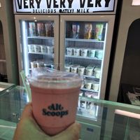 Strawberry Milkshake at Alt Scoops - Podium Mall in Mandaluyong