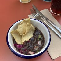 Frijoles  at María & Juana Tacos in Montpellier
