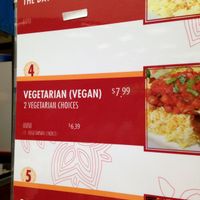 Vegan Options: Rice, side salad and 1 vegan choice for $6.39 or Rice, side salad and 2 vegan choices for $7.99 at India Cafe Curry Express NEX - Kiosk in Honolulu