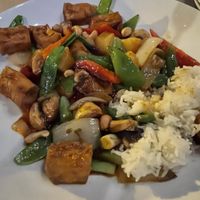 Cashew nuts with tofu entree  at La Miette La Mai in Northborough
