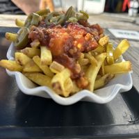  Chili sin carne fries  at Galaaxy in Falera