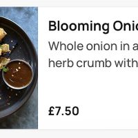 Blooming onion 🧅   at Babel Beerhouse in North London