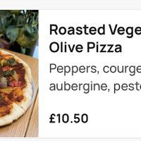 Vegan pizza!   at Babel Beerhouse in North London