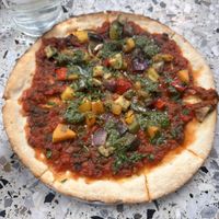 Vegan pizza 🍕   at Babel Beerhouse in North London
