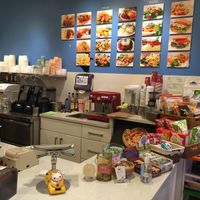 small selection of vegan snacks at counter at Happiness Cafe in San Jose