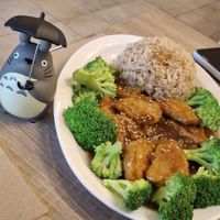 Orange Chicken at Happiness Cafe in San Jose