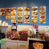 Counter at Happiness Cafe in San Jose