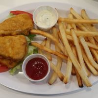 Fish and fries at Happiness Cafe in San Jose