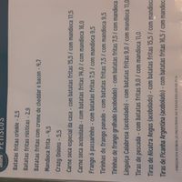 Menu 6 at Rio Sampa Gastrobar in Vila Do Conde