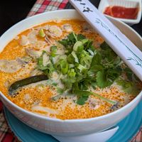 Tom Yam Goong Ramen at Vegan Plate in Chicago