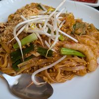 Pad Thai with "Shrimp" at Vegan Plate in Chicago