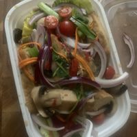 Glass noodle saladd  at Vegan Plate in Chicago