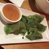 Veggie dumplings not gf   at Yum Yum Noodle Bar in Woodstock