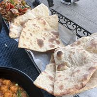 Vegan naan  at Tikka Indian Grill in Brooklyn