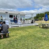 Outdoor seating   at Kate's Food Truck in Jericho