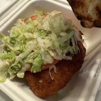 Chick’n sandwich   at Kate's Food Truck in Jericho