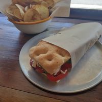 Summer focaccia lunch special at don Fred in Newtown
