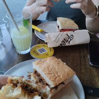 Closest one is the fable special, furthest one is the summer focaccia  at don Fred in Newtown