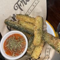 Zucchini fries   at don Fred in Newtown