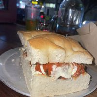 Fable mushroom meat sub  at don Fred in Newtown