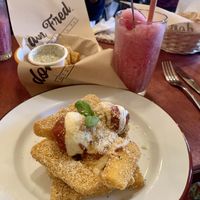 POLPETZ W'CRUNCHY POLENTA CHIPS (GF)   at don Fred in Newtown